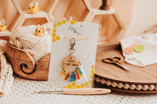 Load image into Gallery viewer, Stitch Marker Holder with Keychain