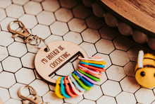 Load image into Gallery viewer, Stitch Marker Holder with Keychain
