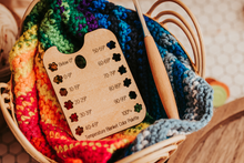 Load image into Gallery viewer, Temperature Blanket Color Palette