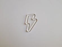 Load image into Gallery viewer, Lightning Bolt Acrylic Shape - Loops & Bee
