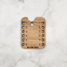 Load image into Gallery viewer, Wooden Yarn Color Palette for Knit or Crochet
