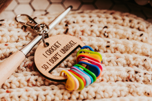 Load image into Gallery viewer, Stitch Marker Holder with Keychain

