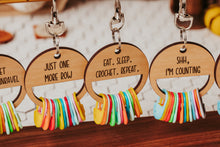 Load image into Gallery viewer, Stitch Marker Holder with Keychain
