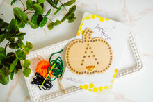 Load image into Gallery viewer, Wooden Pumpkin Yarn Sewing DIY Kit
