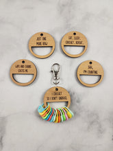 Load image into Gallery viewer, Stitch Marker Holder with Keychain
