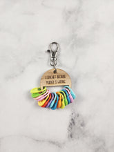 Load image into Gallery viewer, Stitch Marker Holder with Keychain
