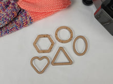 Load image into Gallery viewer, Basic Acrylic Shapes - Loops &amp; Bee
