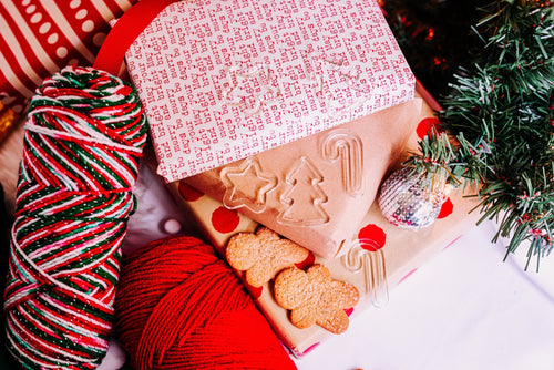 Christmas Acrylic Shapes - Loops & Bee