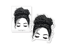 Load image into Gallery viewer, Printable Messy Bun Display Cards Bundle - Loops &amp; Bee

