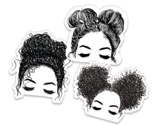 Load image into Gallery viewer, Printable Messy Bun Display Cards Bundle - Loops &amp; Bee
