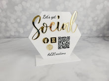 Load image into Gallery viewer, Social Media Sign - Loops &amp; Bee
