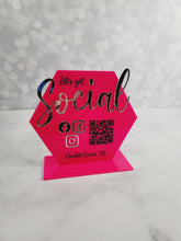 Load image into Gallery viewer, Social Media Sign - Loops &amp; Bee
